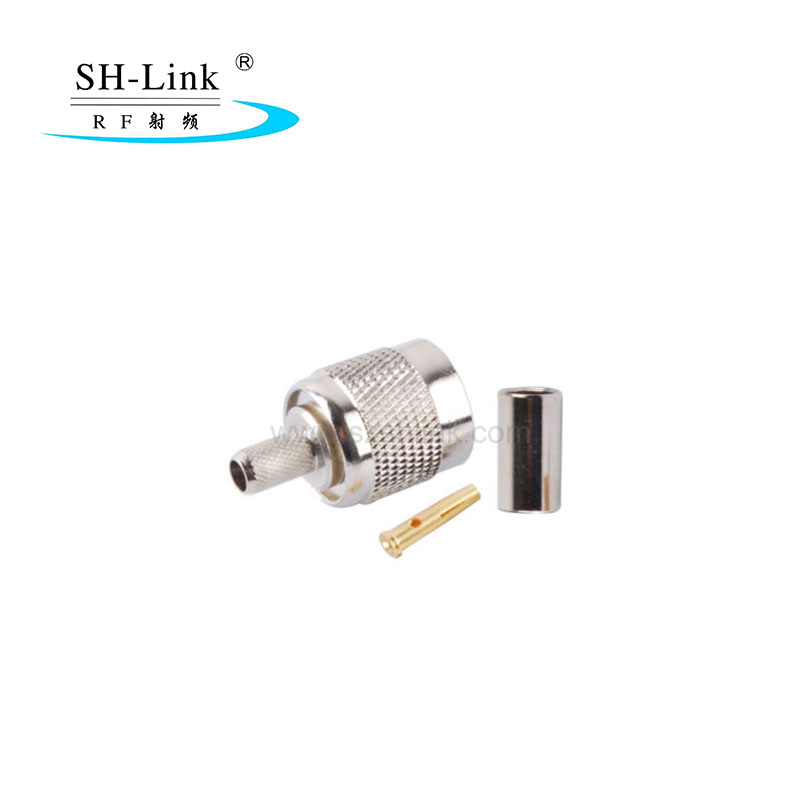 RP TNC male coax connector for RF174 RG316 LMR195 cable